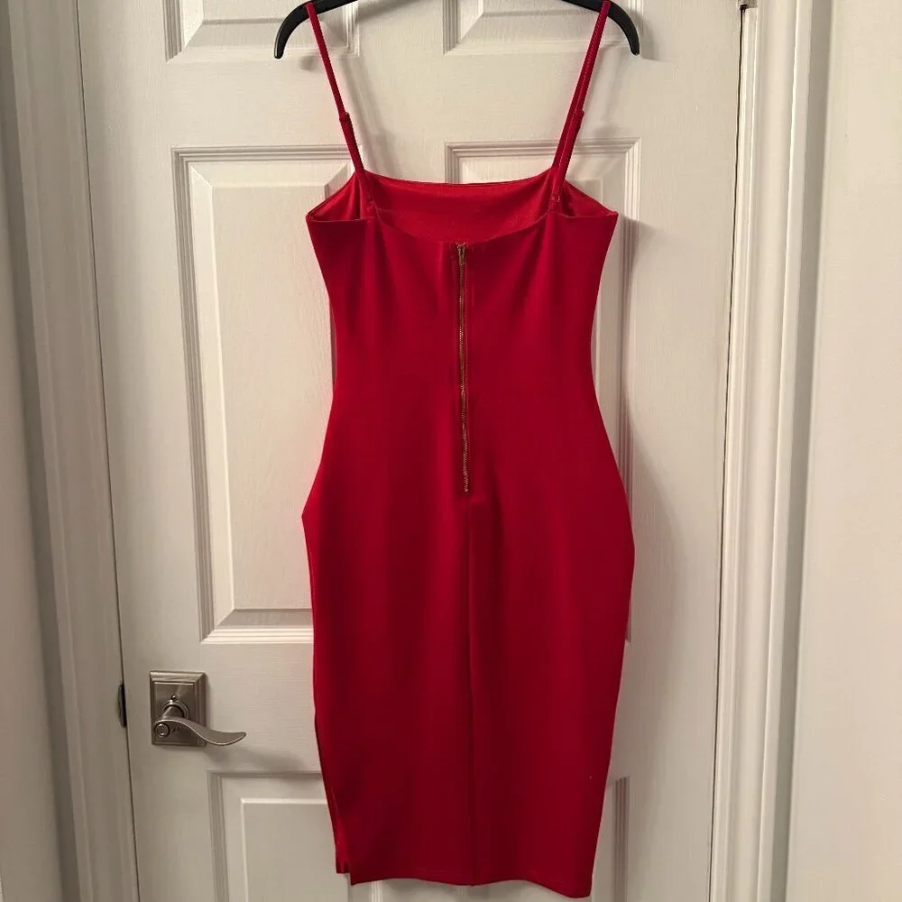 Show Stopper Red  Holiday Dress, Lulus, US S - Picture 4 of 5